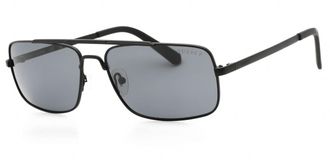 Guess GU00060 Polarized 02D Mens Sunglasses Black Size 60