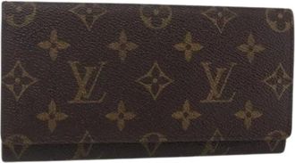 Louis Vuitton Pre-owned Wallets, female, Brown, Size: ONE SIZE Pre-owned Vintage Canvas Wallet