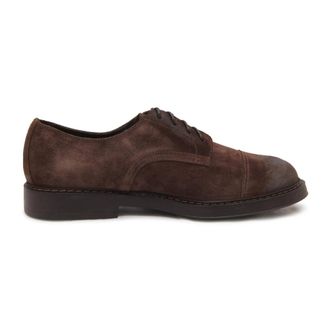 Doucal's Vintage Su&egrave;de Veterschoenen - Heren - Veterschoenen - Bruin - 41 EU - Su&egrave;de - Schoenen