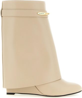 Givenchy Beige Calfskin Ankle Womens Boots