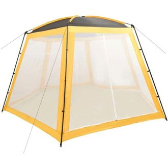 vidaXL Carpa Para Piscina De Tela Amarilla 500x433x250 Cm Vidaxl