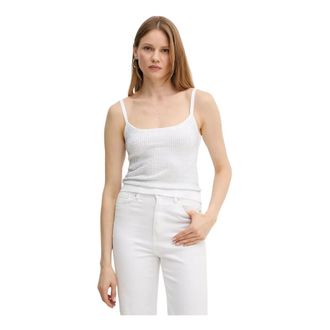 Guess Khloe Tank Top - Tops - Mujer - Blanco - L