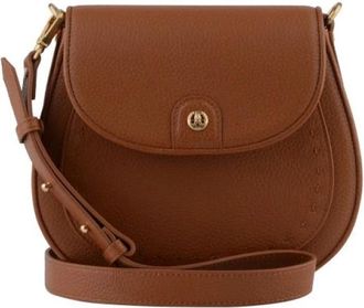 Pourchet Bride Soft Crossbodytas - Dames - Schoudertassen - Bruin - ONE Size - Leer - Tassen