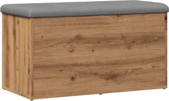 vidaXL Vidaxl - Storage Bench Artisan Oak 82x42x45 cm Engineered Wood