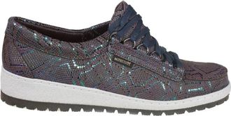 Mephisto Donkerbruine Veterschoen voor Dames - Dames - Sneakers - Bruin - 35 1/2 EU - Schoenen