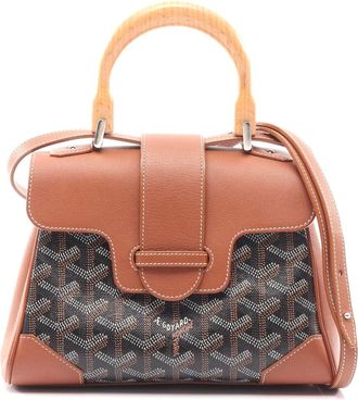 Goyard Saigon Mini Handbag PVC Leather