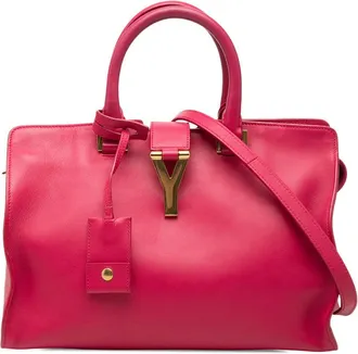 Saint Laurent Pre-owned Saint Laurent Small Calfskin Cabas Chyc Satchel Ladies F8TVHVDJ0ZTA13AM