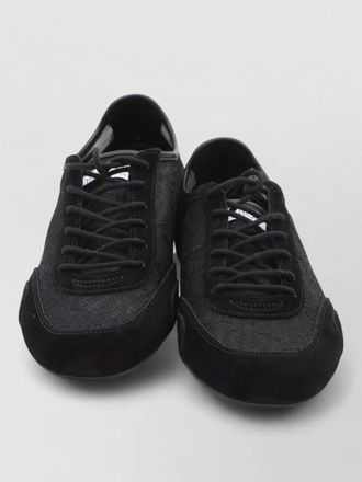 Jimmy Choo London low top sneakers suede lace detail