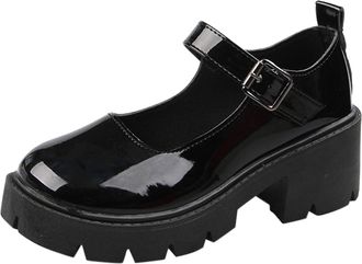 Generic Heels Size 5.5 UK Bottom Single Shoes High Heels Female Retro Female Summer Large Size Single Shoes Ladies Pumps Size 7 (Black, 7.5)