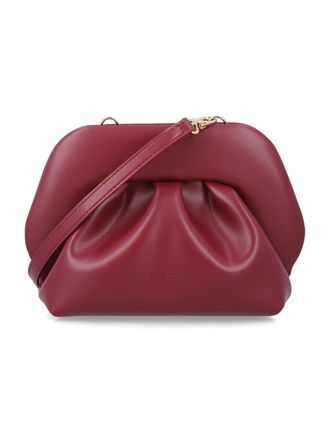Themoir&egrave; Bios Small Structured Pleated Leather Handbag