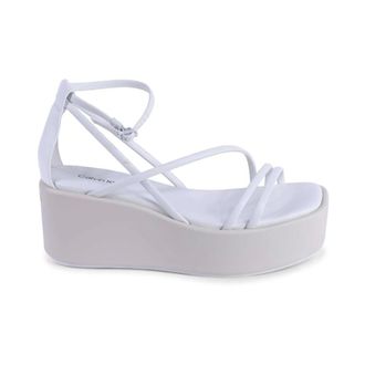 Calvin Klein Dames, Schoenen, Wit, Maat: 37 EU Leer