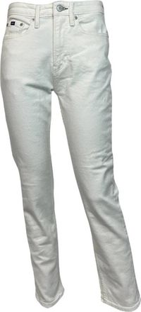 Denham Slim Fit Witte Dames Jeans Stretch - Heren - Slim Fit Jeans - Wit - W26 L28 - Katoen - Jeans