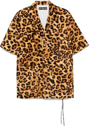 Mastermind Japan Camicia leopardata - Nero