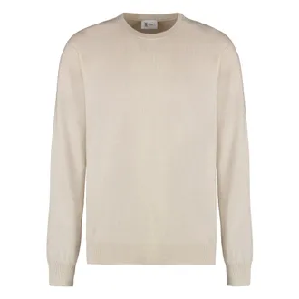 THE (ALPHABET) Truien & Vesten, Heren, Beige, L, Wol, Alphabet Sweater