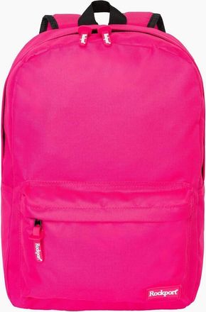 Rockport Mens Solid Patterned Med Backpack with Logo - Pink - Size: ONE size