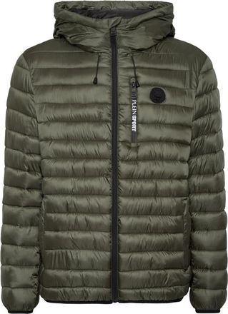 Plein Sport Tiger Jacket - Heren - Ski Jassen - Groen - S - Nylon - Fitness
