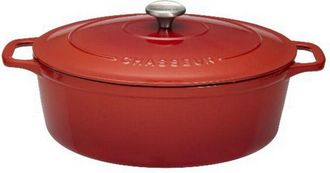 Chasseur casseruola ovale in ghisa smaltata 35cm rubino sublime - puc473558