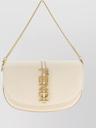 Fendi leather wallet on chain