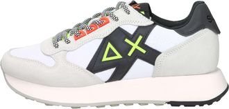 Sun 68 Jaki 2.0 Neon Mens Casual Sneaker Z45115, White, 8.5 UK