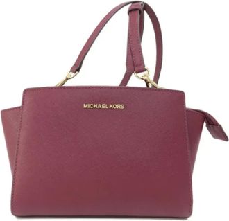 Michael Kors Pre-owned Handbags, female, Red, Size: ONE SIZE Pre-owned Plastic shoulder-bags