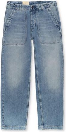 Fortela Bleach Wash Denim Pants in D240 at Nordstrom, Size 34 X 33 Eu