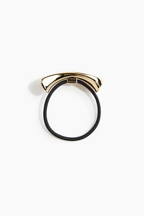 H&M Haargummi mit gl&auml;nzendem Detail - Gold