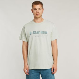 G-Star Symbols Print Loose T-Shirt - Grijs - Heren
