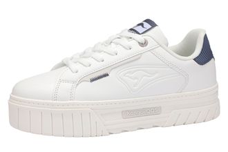 Kangaroos Sneaker KANGAROOS KANGALIFT ROSY, Damen, Gr. 36, wei&szlig;, grisaille, Synthetik, Schuhe Sneaker