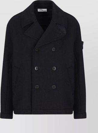 Stone Island stylish jacket with cuffed sleeves and pockets