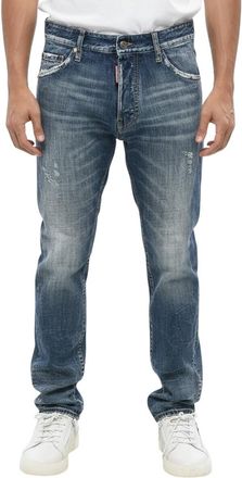 Dsquared2 Navy Blue Mid Rise Jeans