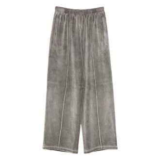 Alexander Wang Wide Trousers, female, Gray, XS, Pant