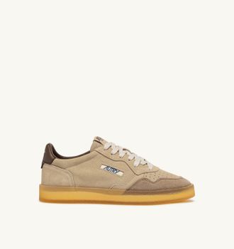 Autry SNEAKERS MEDALIST LOW IN SUEDE BISCOTTI E KANGAROO