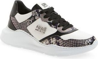 Roberto Cavalli Side Logo Sneaker in Roccia at Nordstrom Rack, Size 8.5