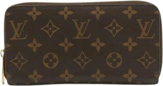 Louis Vuitton Pre-owned Wallets, female, Brown, Size: ONE SIZE Pre-owned Monogram Zippy Wallet M41894