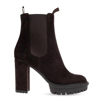 Gianvito Rossi Heeled Boots, female, Brown, Size: 8 1/2 US Barry Bootie