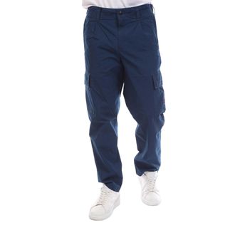 HUGO BOSS Heren Sisla-9 Cargo Broek (Blauw)