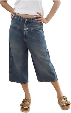 Closed Tori-X Jeans - Dames - Denim shorts - Blauw - W28 - Katoen - Korte Broeken