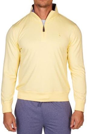 Tailorbyrd French Terry Quarter Zip Pullover in Sunshine at Nordstrom Rack, Size Xx-Large