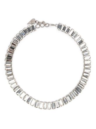 Forte_Forte crystal-embellished necklace - women - glass/Brass - One Size - Silver
