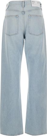 A Gold E Womens Jeans Light Blue Denim