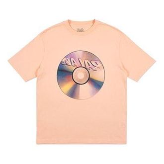 Palace CD Peach Alphabet Printing Short Sleeve Unisex Pink PAL-SS18-021