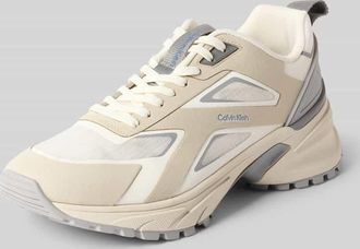 Calvin Klein Low Top Sneaker mit Label-Detail Modell HIKE RUN in Hellgrau, Gr&ouml;&szlig;e 36