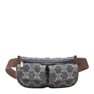 Celine Pre-owned Belt Bags, female, Blue, Size: ONE SIZE Pre-owned Vintage Fanny Pack
