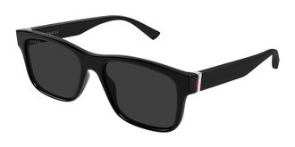 Gucci GG2085S 001 Mens Sunglasses Black Size 55 - Free RX Lenses - Free RX Lenses