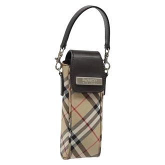 Burberry Pre-owned Mini Bags, female, Beige, Size: ONE SIZE Pre-owned Pouch