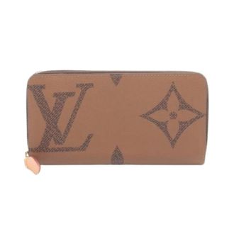 Louis Vuitton Pre-owned Wallets, female, Brown, Size: ONE SIZE Pre-owned Zippy Wallet Monogram Giant Reverse Long Wallet