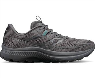 Saucony Womens Omni 21 Running Shoe In Asphalt