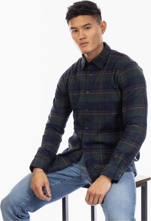 Peter Werth Mens Kidwell Collared Neck Long Sleeve Shirt - Multi - Size: Regular/40