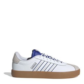 adidas Mens Vl Court 3.0 Trainers in White/Blue - Size UK 10