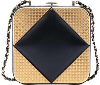 Chanel Pre-owned Crossbody Bag - Dames - Vintage Clutch - Beige - ONE Size - Leer - Vintage